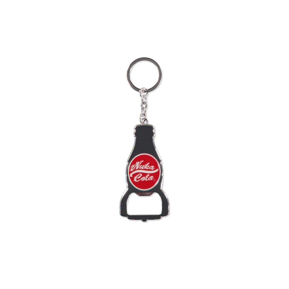 Fallout - Nuka Cola Bottle Opener Sleutelhanger - Zilverkleurig